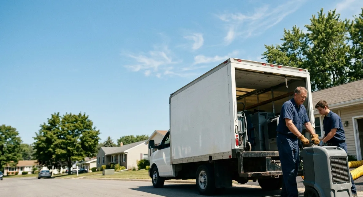 Water Damage Cleanup in Merrillville, IN near me